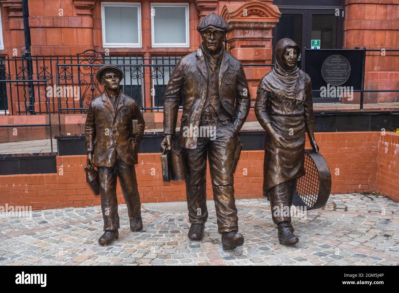 11.09.2021 Wigan, Greater Manchester, Regno Unito. Wigan Diggers' Festival, Wigan, gente del Regno Unito vestita per celebrare la vita e le idee di Wigan nato e allevato GE Foto Stock