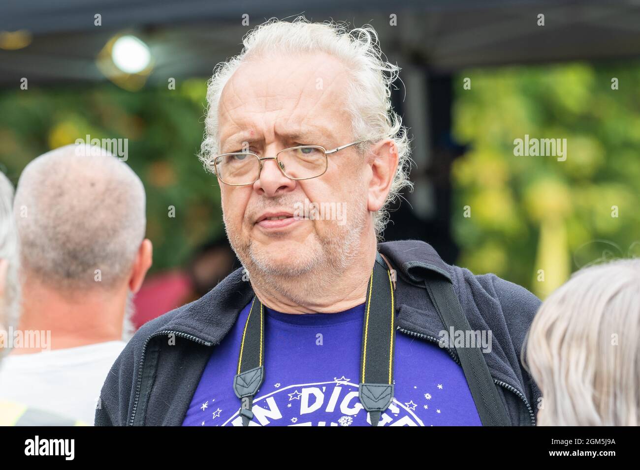 11.09.2021 Wigan, Greater Manchester, Regno Unito. Wigan Diggers' Festival, Wigan, gente del Regno Unito vestita per celebrare la vita e le idee di Wigan nato e allevato GE Foto Stock