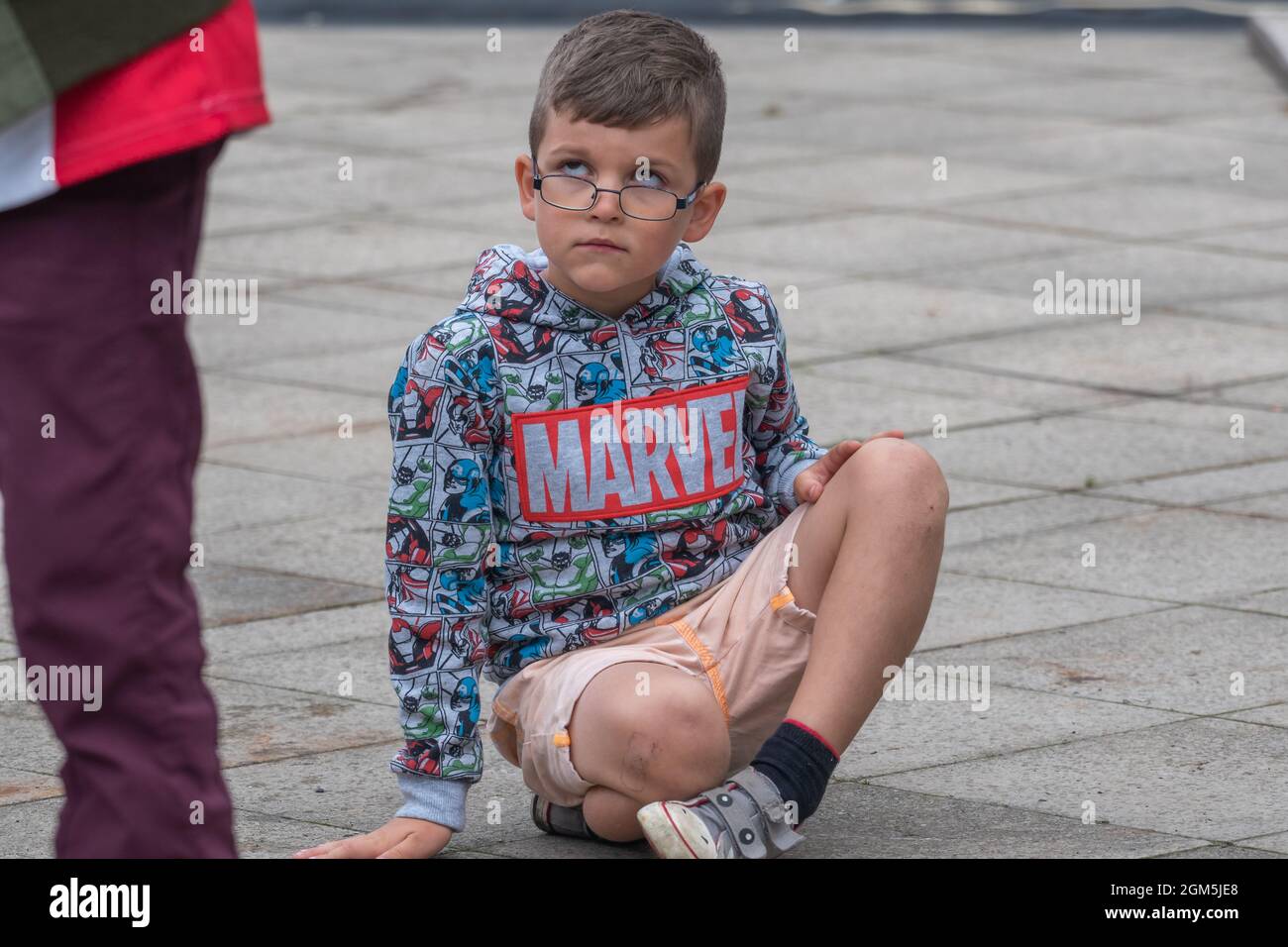 11.09.2021 Wigan, Greater Manchester, Regno Unito. Wigan Diggers' Festival, Wigan, gente del Regno Unito vestita per celebrare la vita e le idee di Wigan nato e allevato GE Foto Stock