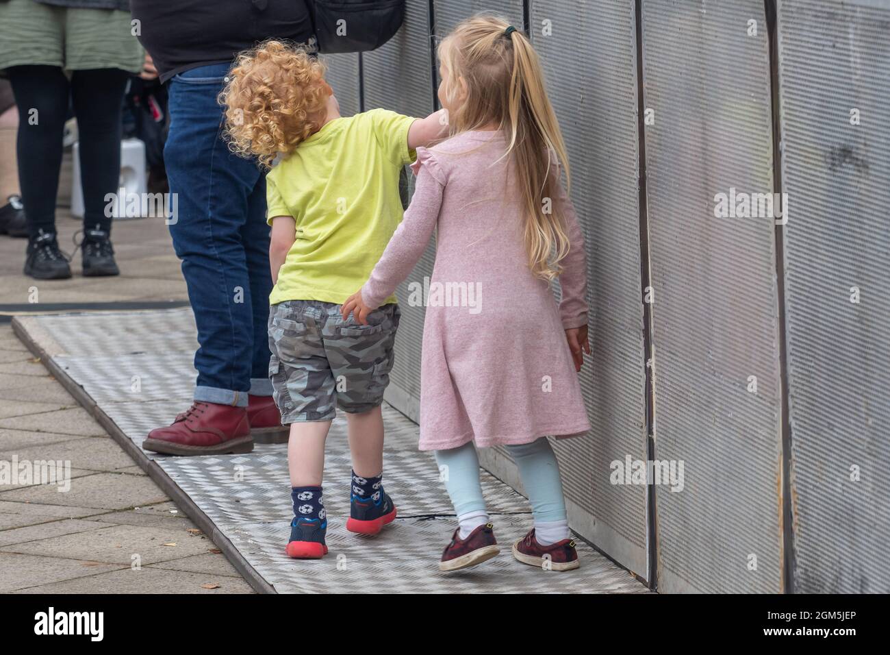 11.09.2021 Wigan, Greater Manchester, Regno Unito. Wigan Diggers' Festival, Wigan, gente del Regno Unito vestita per celebrare la vita e le idee di Wigan nato e allevato GE Foto Stock