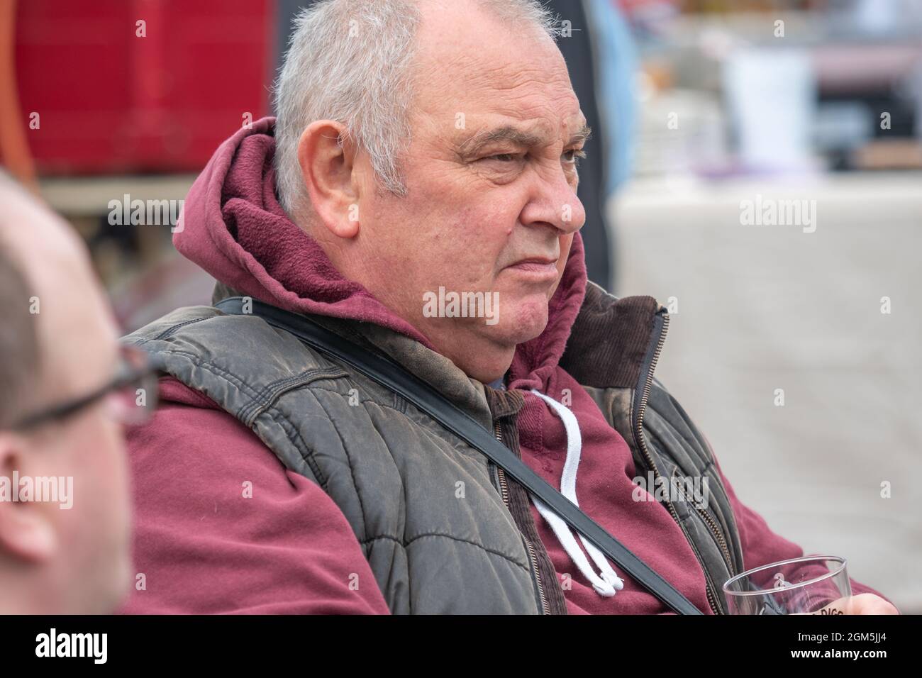 11.09.2021 Wigan, Greater Manchester, Regno Unito. Wigan Diggers' Festival, Wigan, gente del Regno Unito vestita per celebrare la vita e le idee di Wigan nato e allevato GE Foto Stock