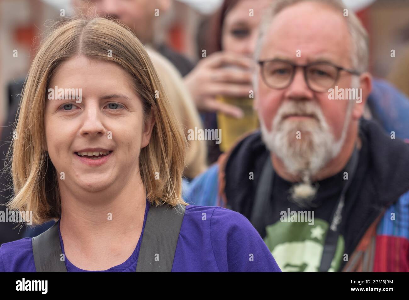11.09.2021 Wigan, Greater Manchester, Regno Unito. Wigan Diggers' Festival, Wigan, gente del Regno Unito vestita per celebrare la vita e le idee di Wigan nato e allevato GE Foto Stock