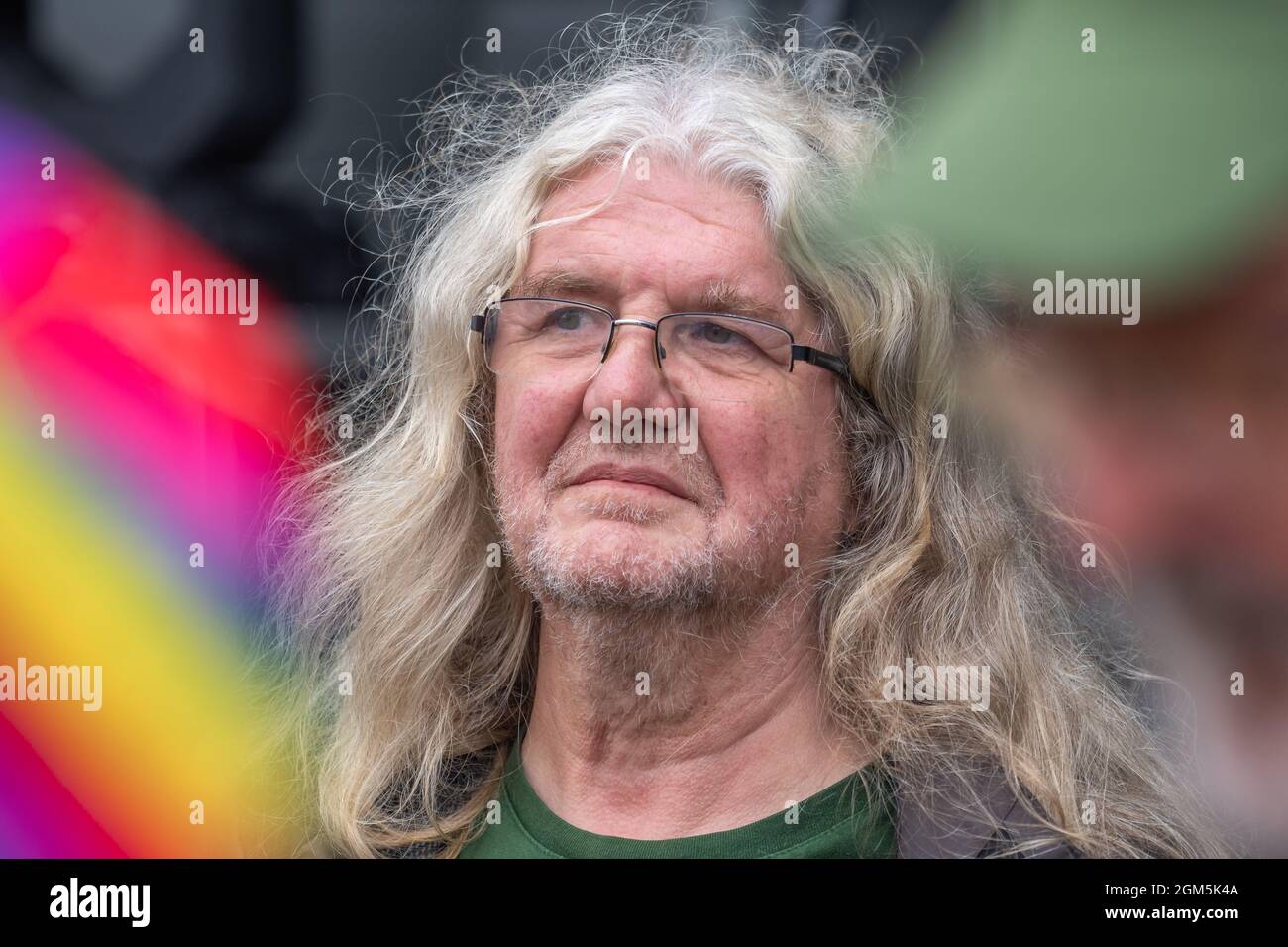 11.09.2021 Wigan, Greater Manchester, Regno Unito. Wigan Diggers' Festival, Wigan, gente del Regno Unito vestita per celebrare la vita e le idee di Wigan nato e allevato GE Foto Stock