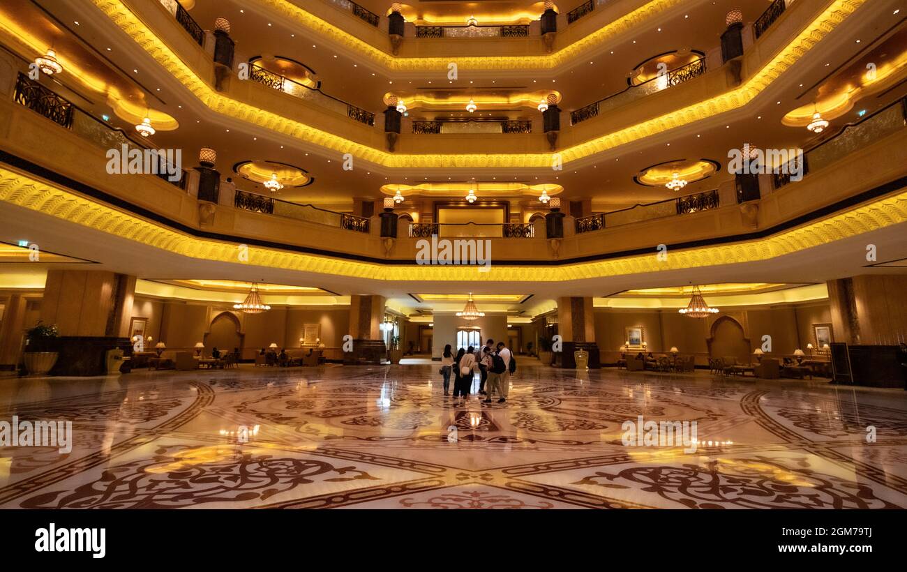 Abu Dhabi Emirates Palace Hotel Foto Stock