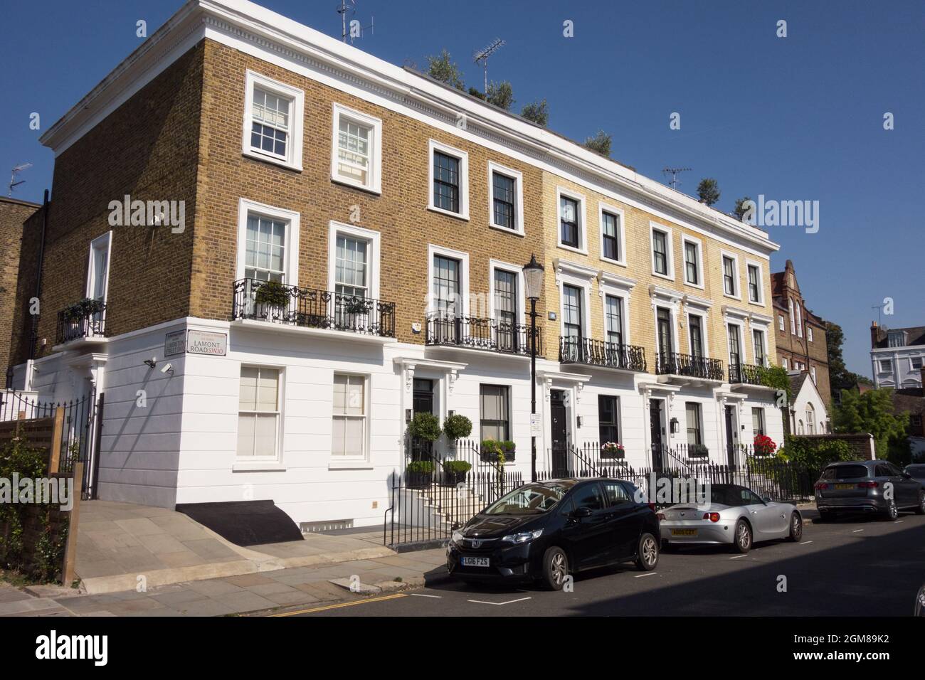 Limerston Street, Ten Acre Estate, Chelsea, Londra, SW10, Inghilterra, Regno Unito Foto Stock