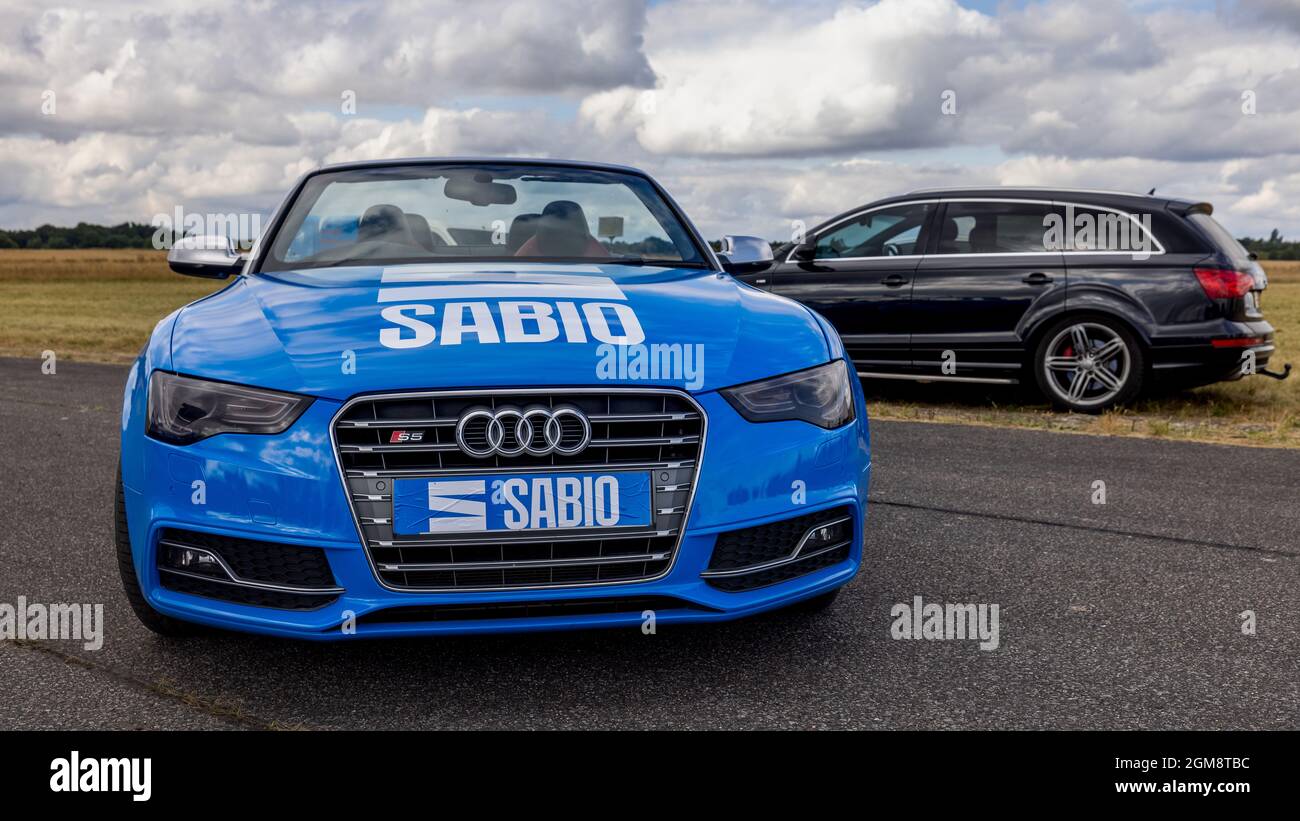 The Richard Goodwin Pitts - Audi A5 vettura sportiva sponsorizzata dal Gruppo Sabio all'Abingdon Air & Country Show l'11 settembre 2021 Foto Stock