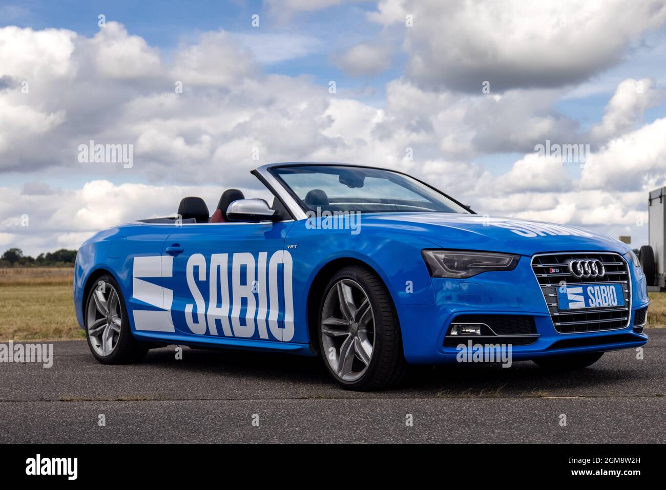 The Richard Goodwin Pitts - Audi A5 vettura sportiva sponsorizzata dal Gruppo Sabio all'Abingdon Air & Country Show l'11 settembre 2021 Foto Stock