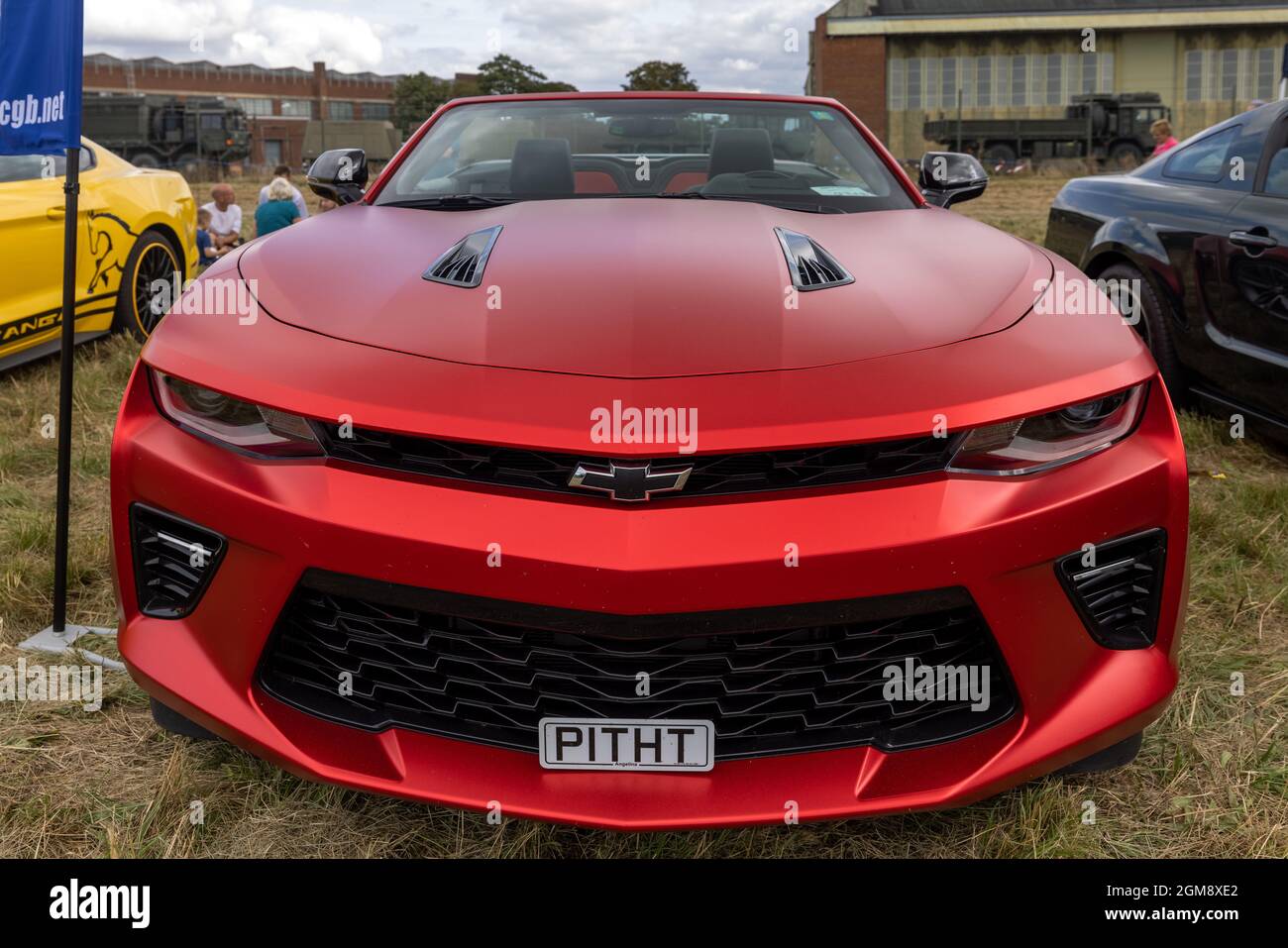 Chevrolet Camaro all'Abingdon Air & Country Show l'11 settembre 2021 Foto Stock