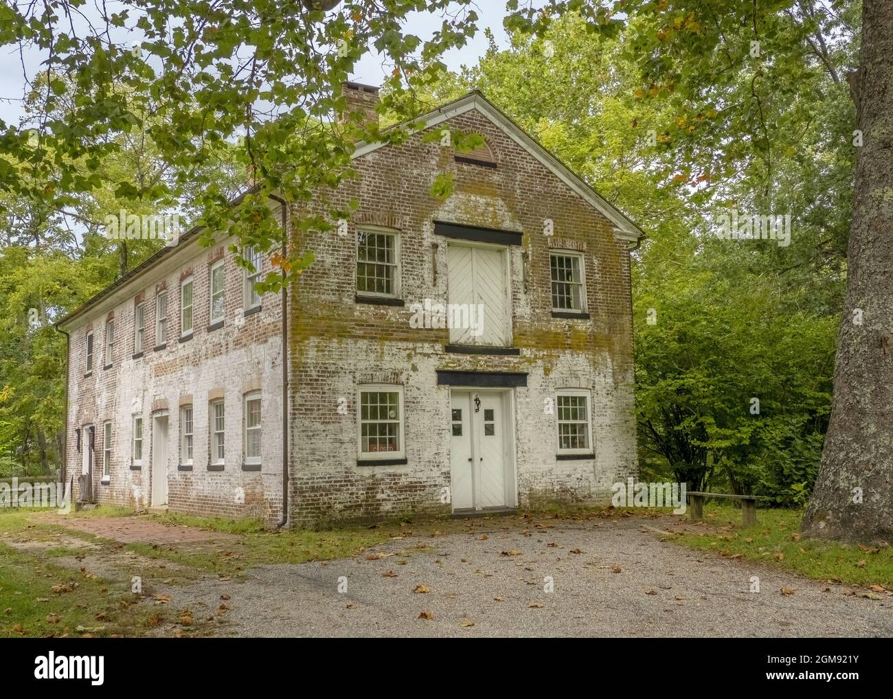 Carpenter Shop, Allaire Village, Allaire state Park, Monmouth County, New Jersey Foto Stock