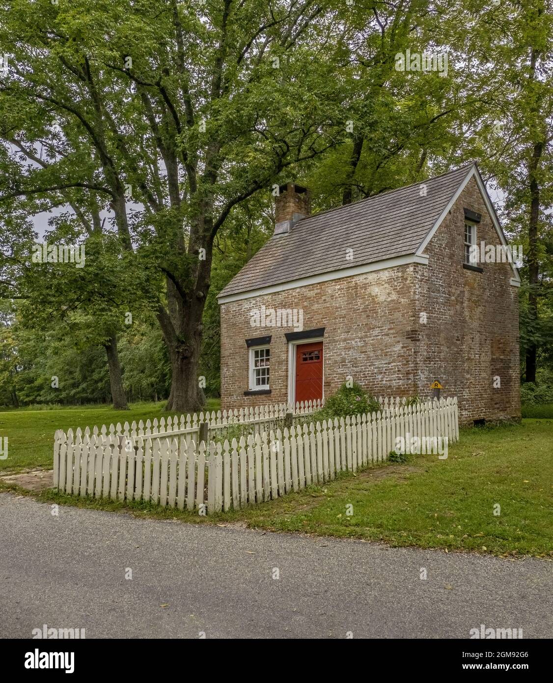 Forman Cottage, Allaire Village, Allaire state Park, Monmouth County, New Jersey Foto Stock
