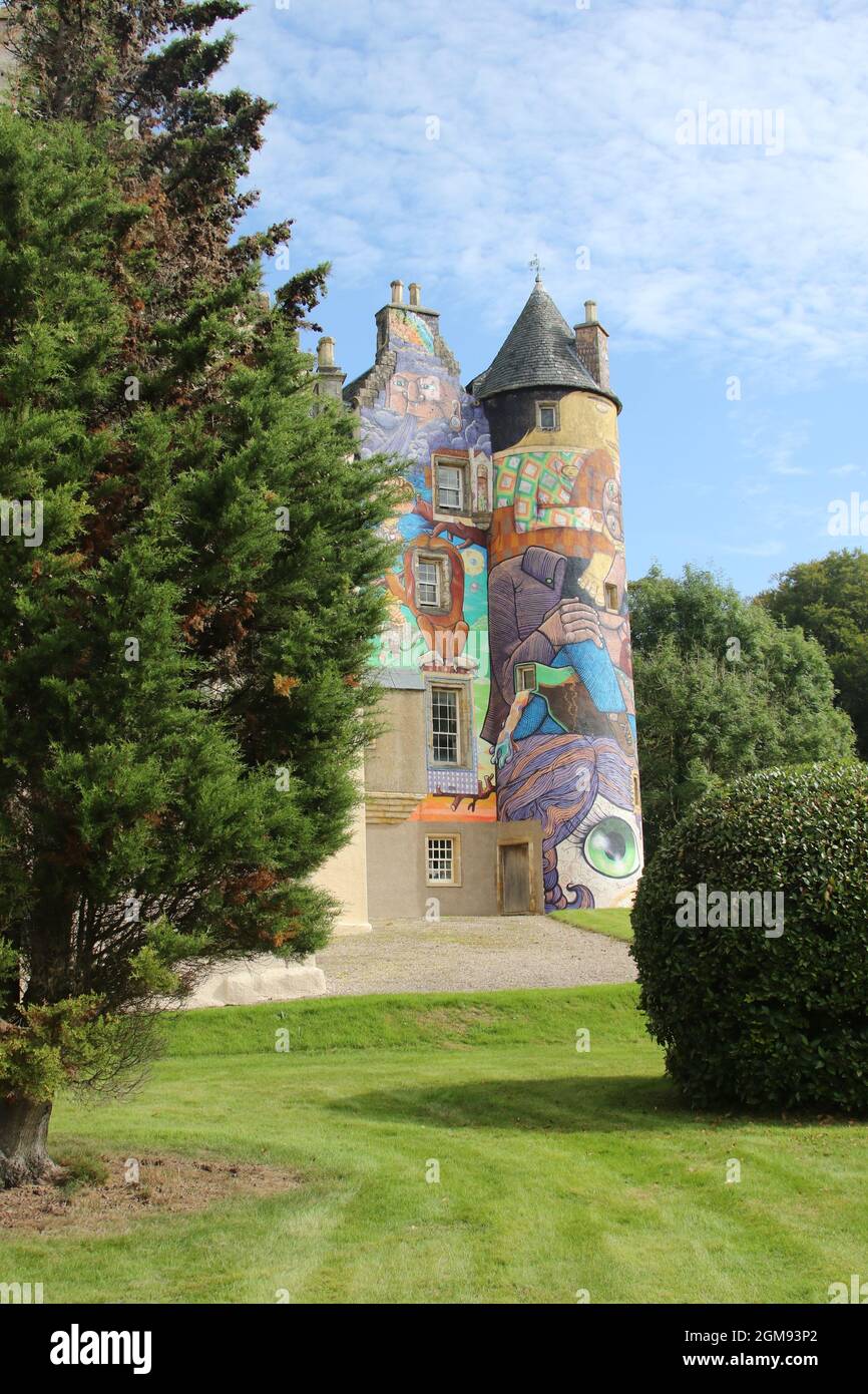 Kelburn Castle, North Ayrshire, Scozia, UK,. 16 settembre 2021 Foto Stock