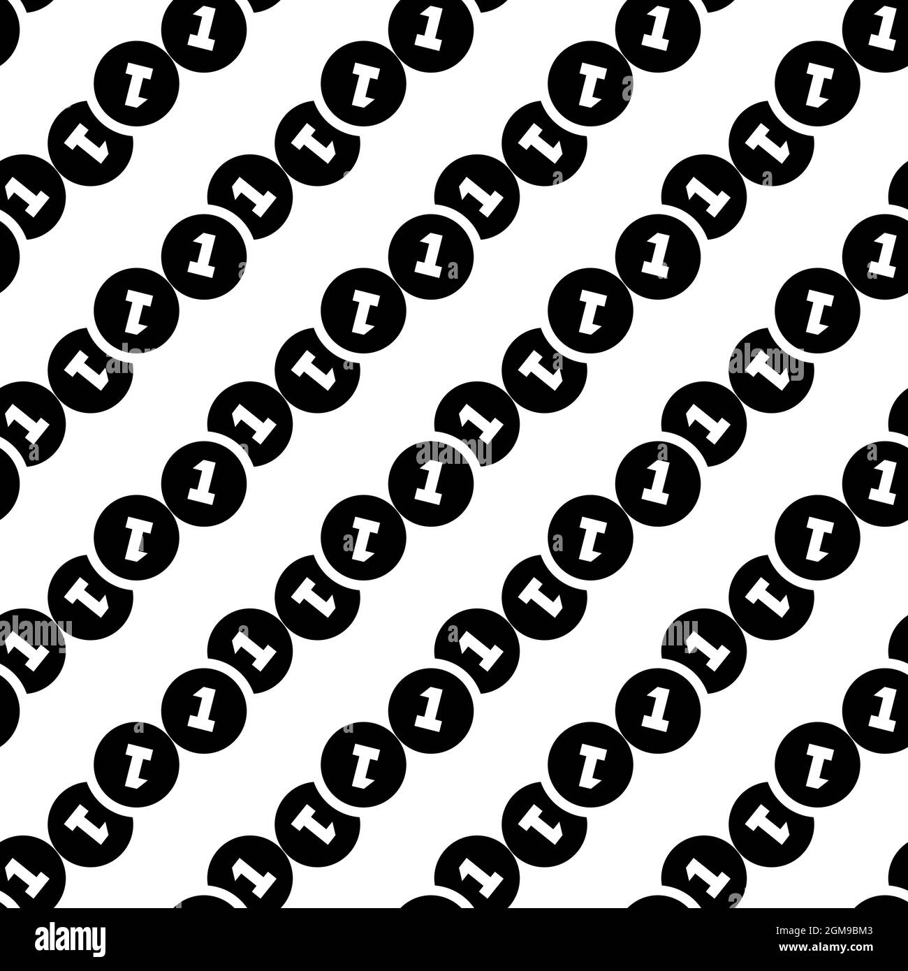 Un money moneta modello senza giunture sfondo ripetizione carta da parati vettore geometrico Illustrazione Vettoriale