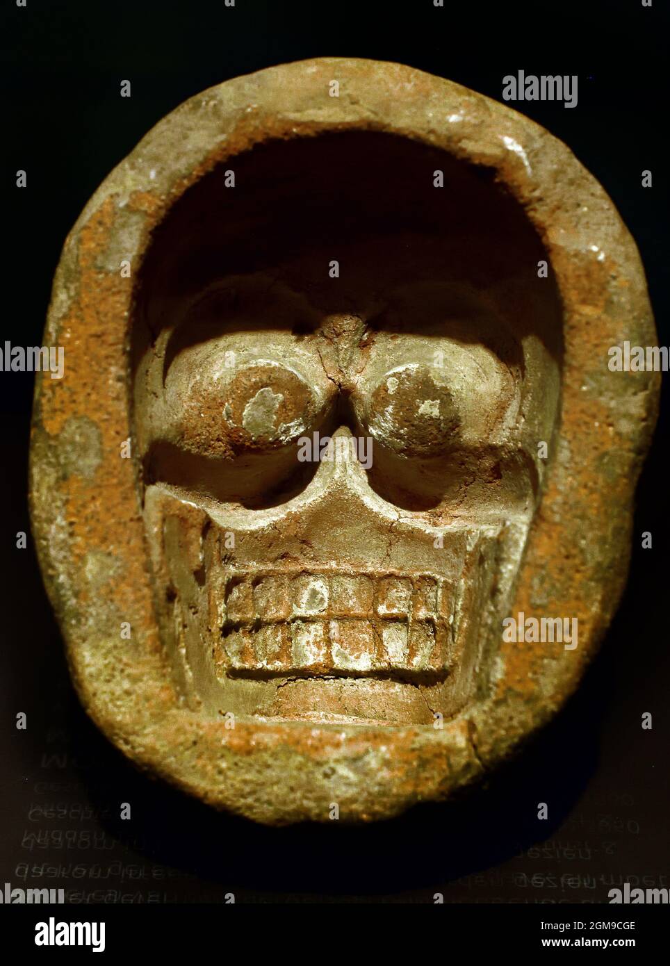 Muffa e caraffa ( questo stampo indica che molta ceramica è stata prodotta in massa, la caraffa utilizzata per servire il pulco, una bevanda alcolica dal succo fermentato dell'Agave, Questo significa che fu usato in un contesto rituale, XIV secolo 1521 Aztec (gli Aztechi, la cultura mesoamericana, Messico centrale dal 1300 al 1521 (XIV-XVI secolo), Impero Azteco, Tenochtitlan, città-stato della Mexica , Tenochca, Texcoco, Tlacopan, ) Foto Stock