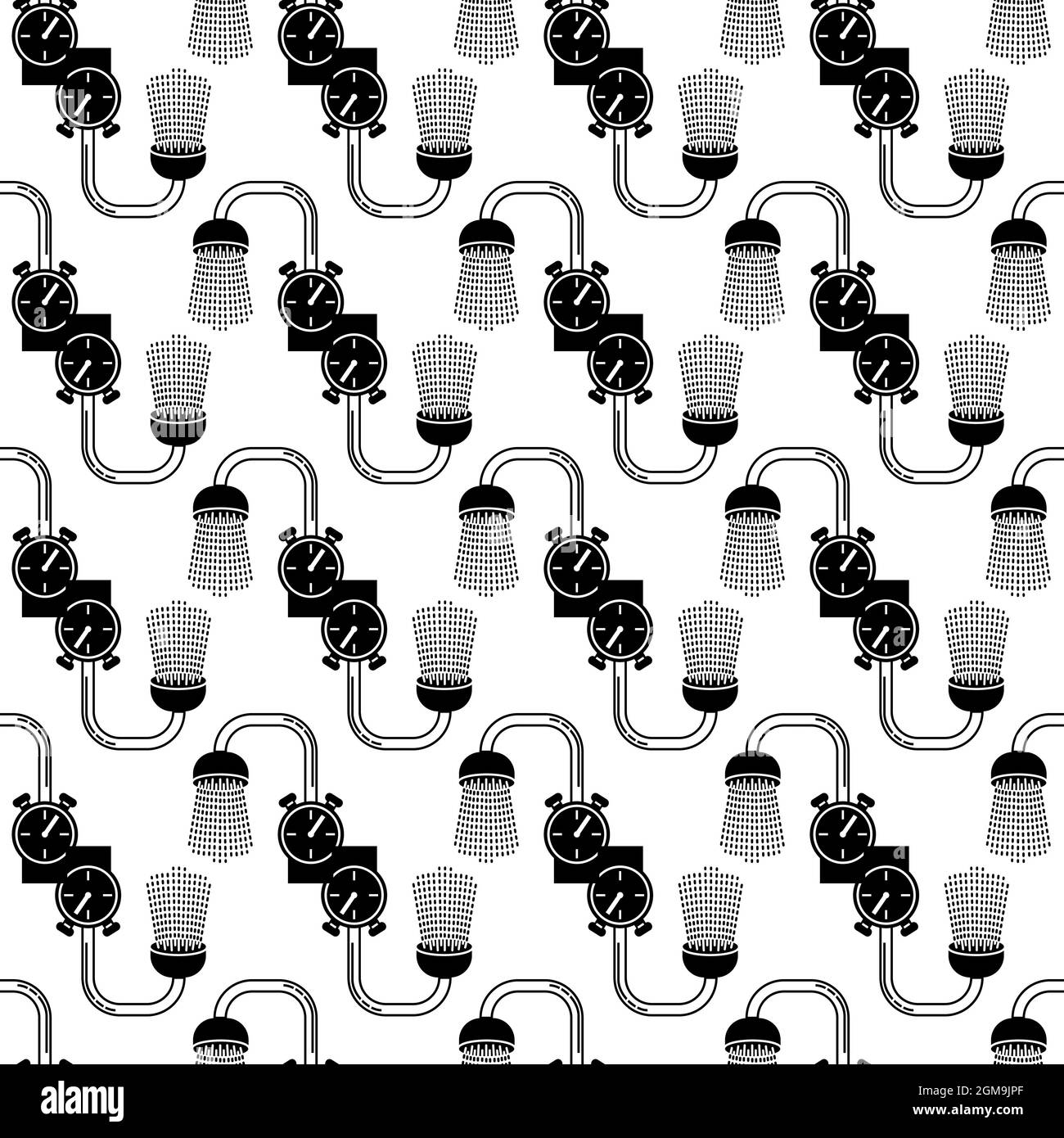 Acqua salva disegno bagno senza cuciture sfondo texture ripetizione carta da parati vettore geometrico Illustrazione Vettoriale