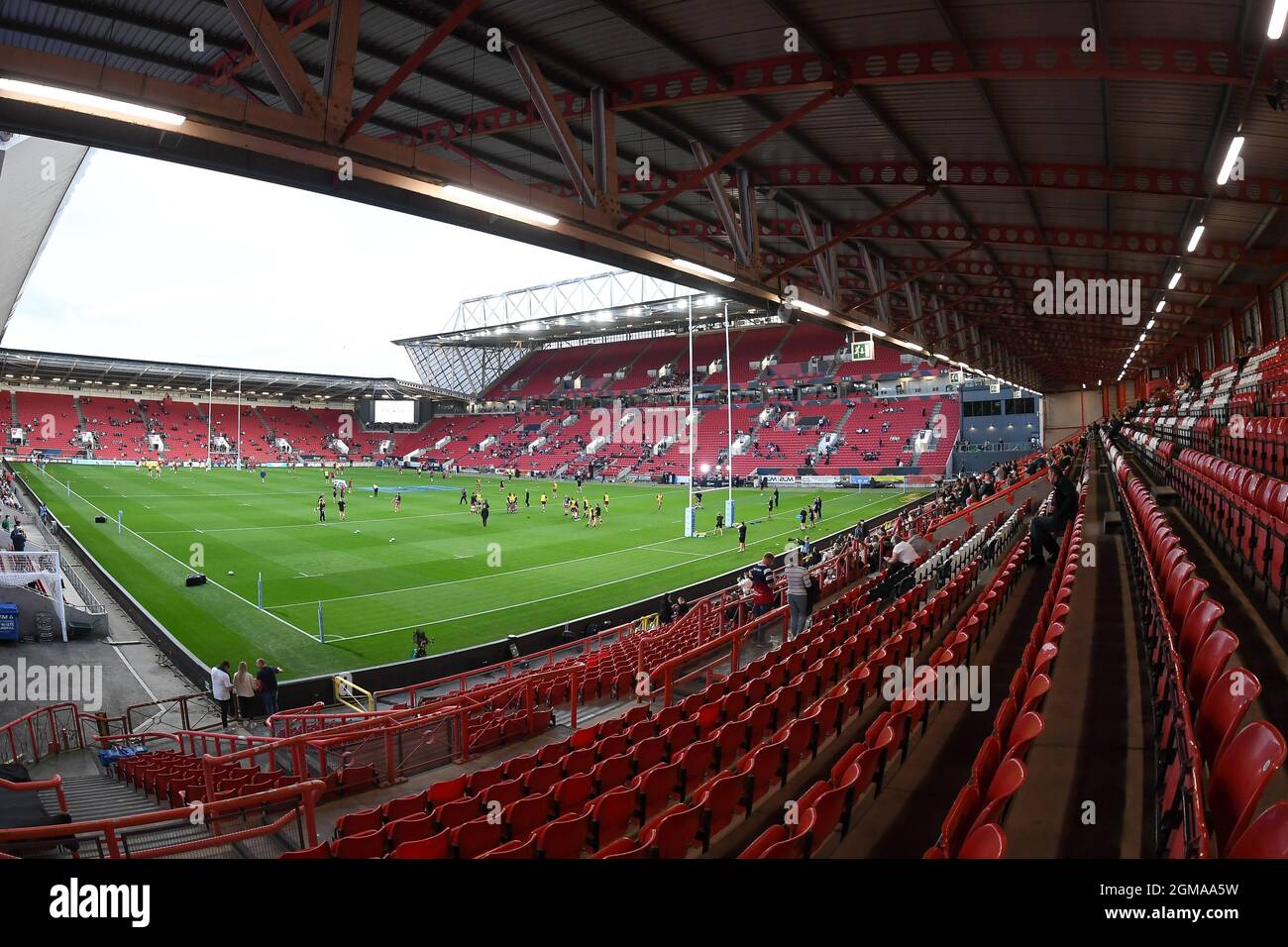 Vista generale di Ashton Gate, casa di Bristol Bears Foto Stock