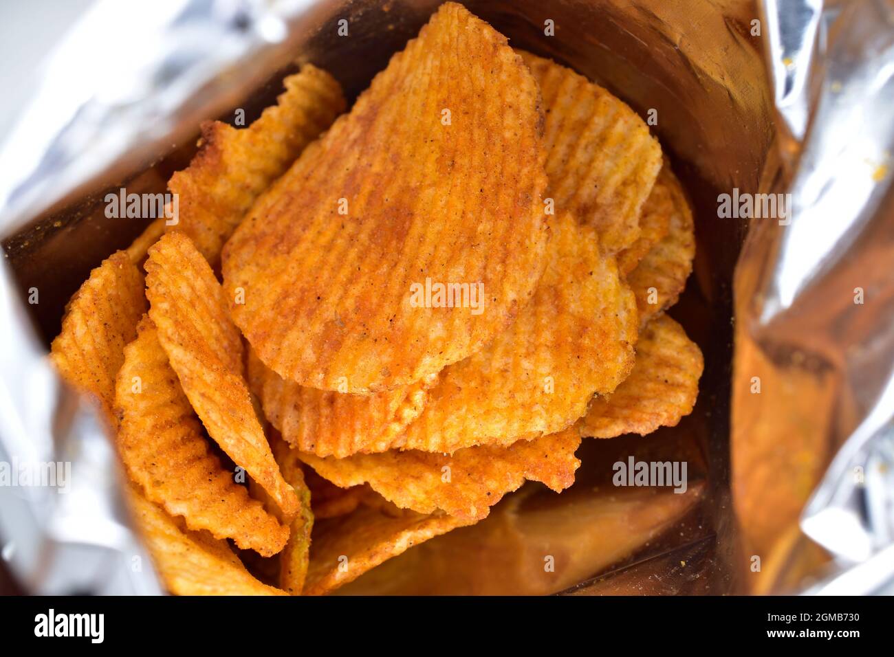Chip all'interno del pacchetto, close-up Foto Stock