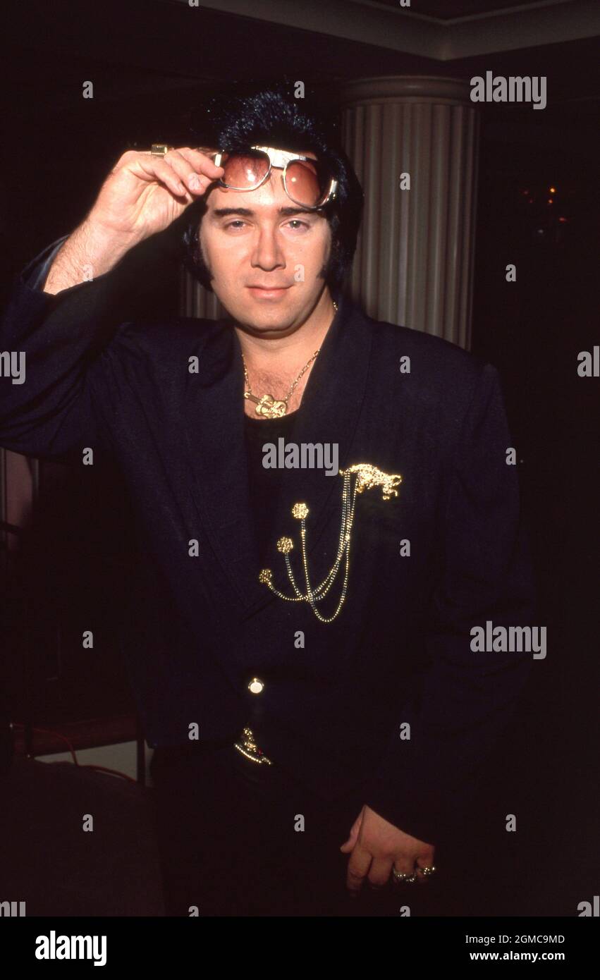 Elvis Aaron Presley jr. Credito degli anni '80 circa: Ralph Dominguez/MediaPunch Foto Stock