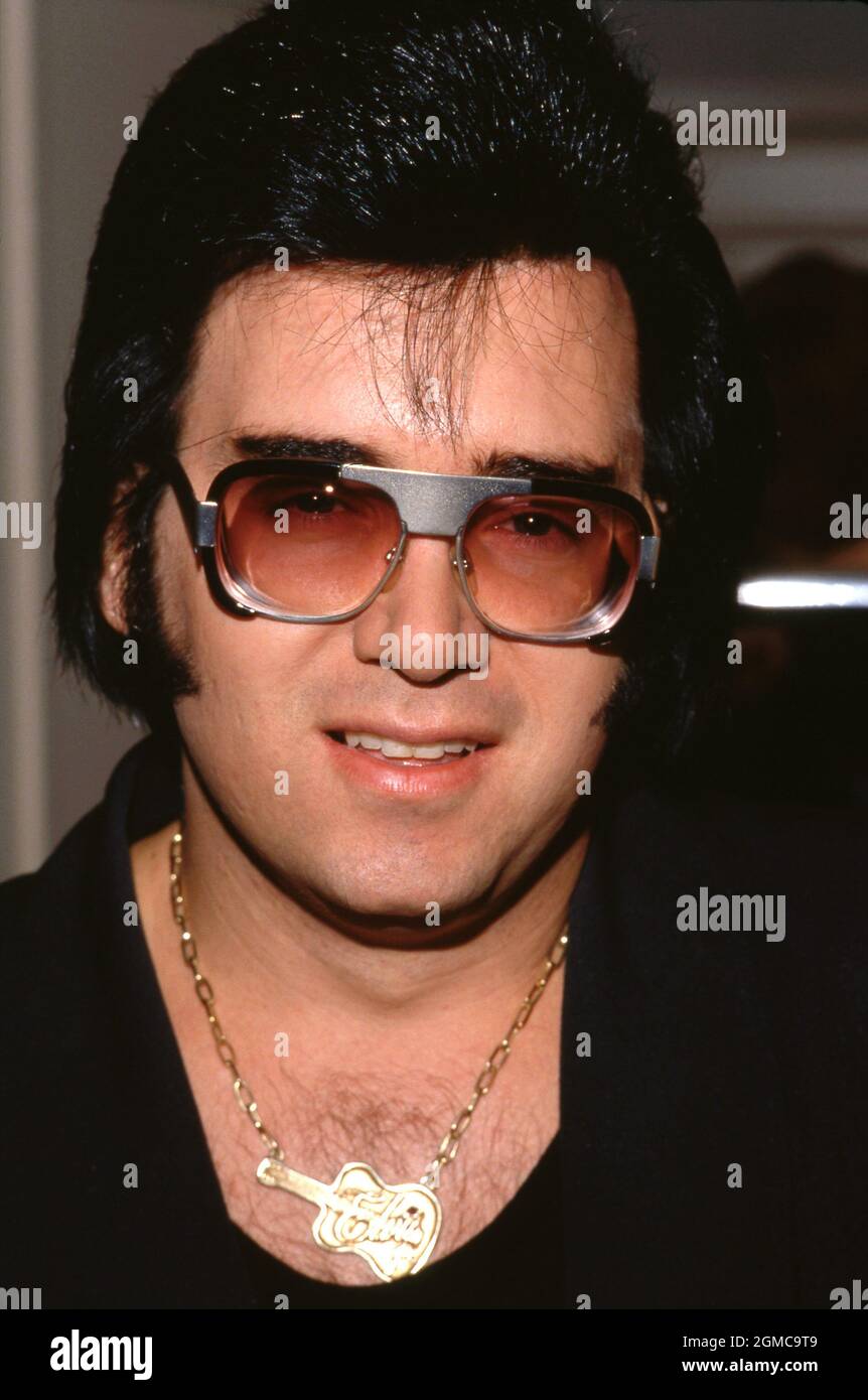 Elvis Aaron Presley jr. Credito degli anni '80 circa: Ralph Dominguez/MediaPunch Foto Stock