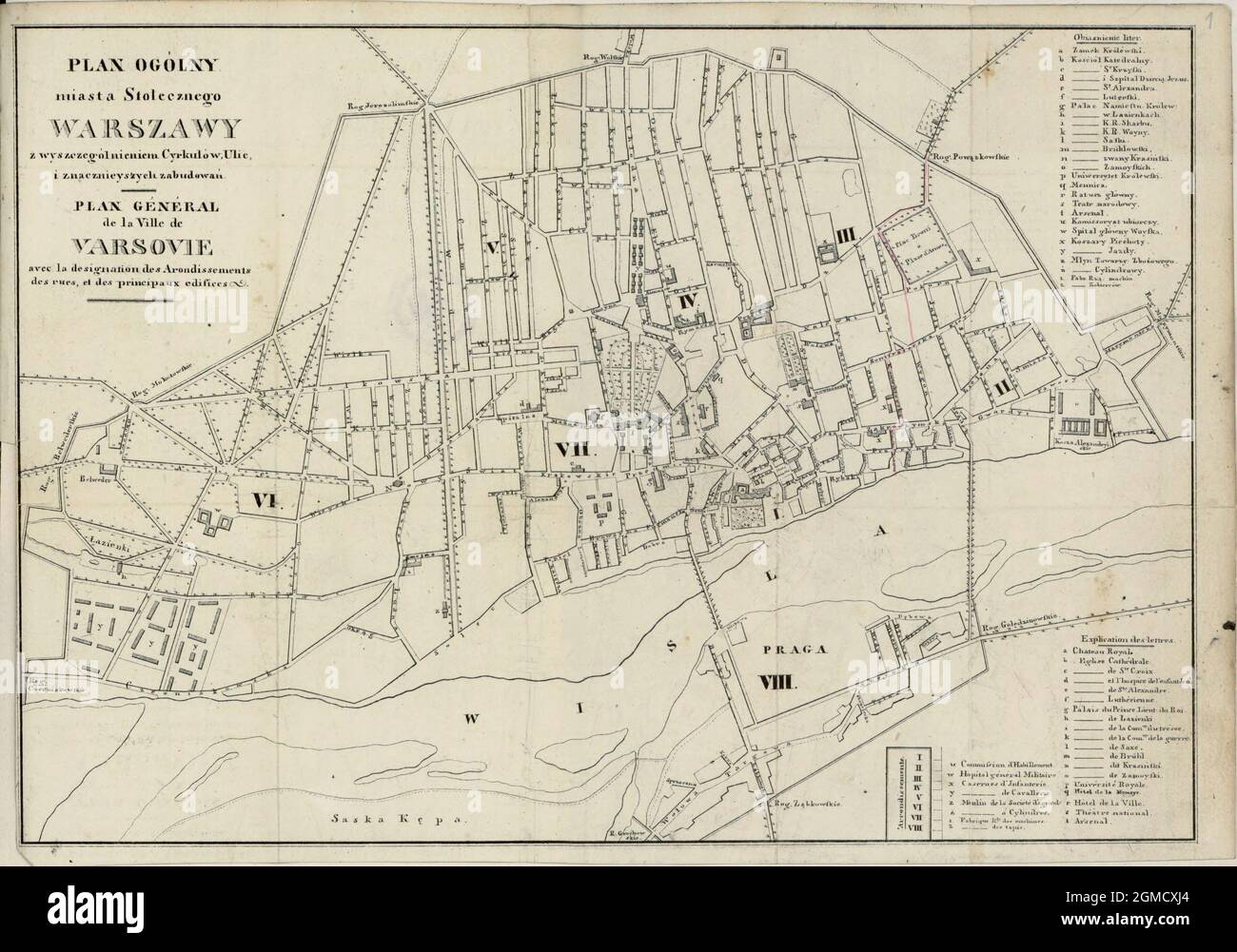 Mappa Vecchia di Varsavia, Mappa Vecchia di Varsavia, Mappa retro di Varsavia, Mappa Vintage di Varsavia, Mappa Vecchia di Varsavia, Mappa retro di Varsavia, Mappa Vintage di Varsavia Foto Stock