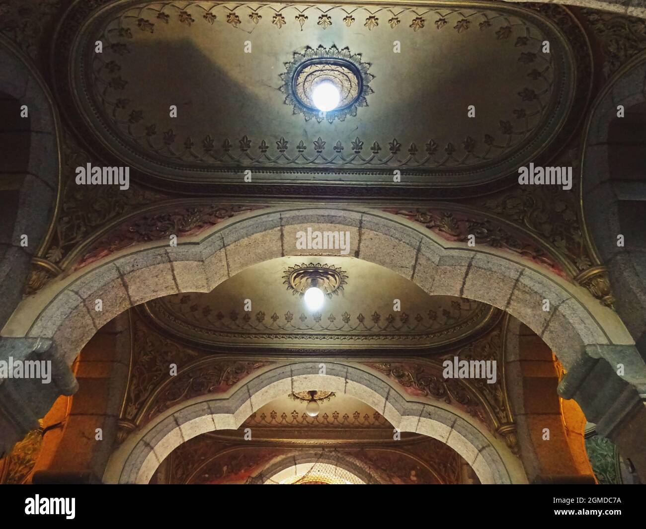 interno del palazzo di amba vilas (palazzo di mysore) karnataka india Foto Stock