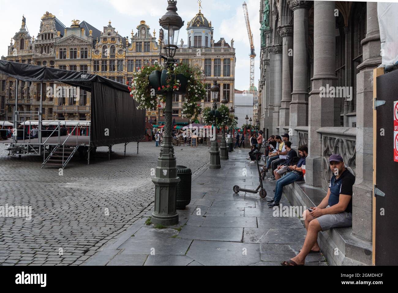 La Grand Place di Bruxelles, in Belgio Foto Stock