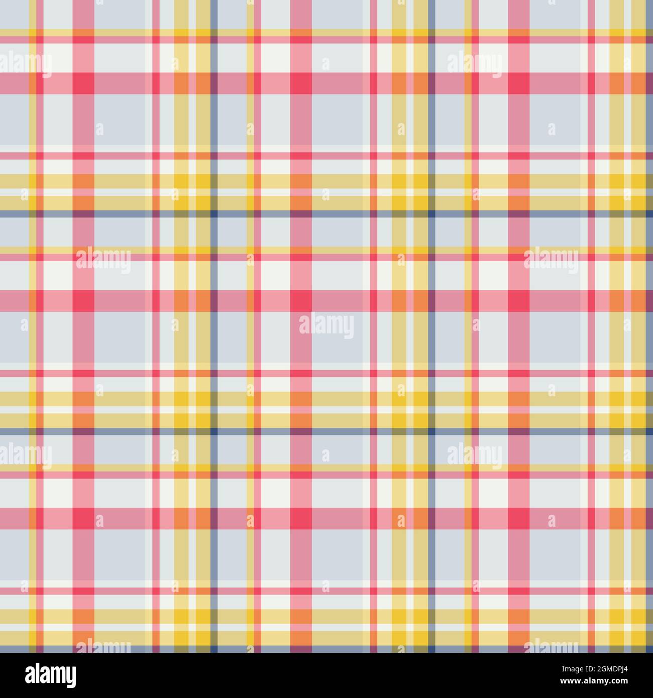 Controllare la ripetizione senza giunture della plaid. Sfondo vettoriale di ornamento tessile. Design in tessuto piatto. Tartan. Illustrazione Vettoriale