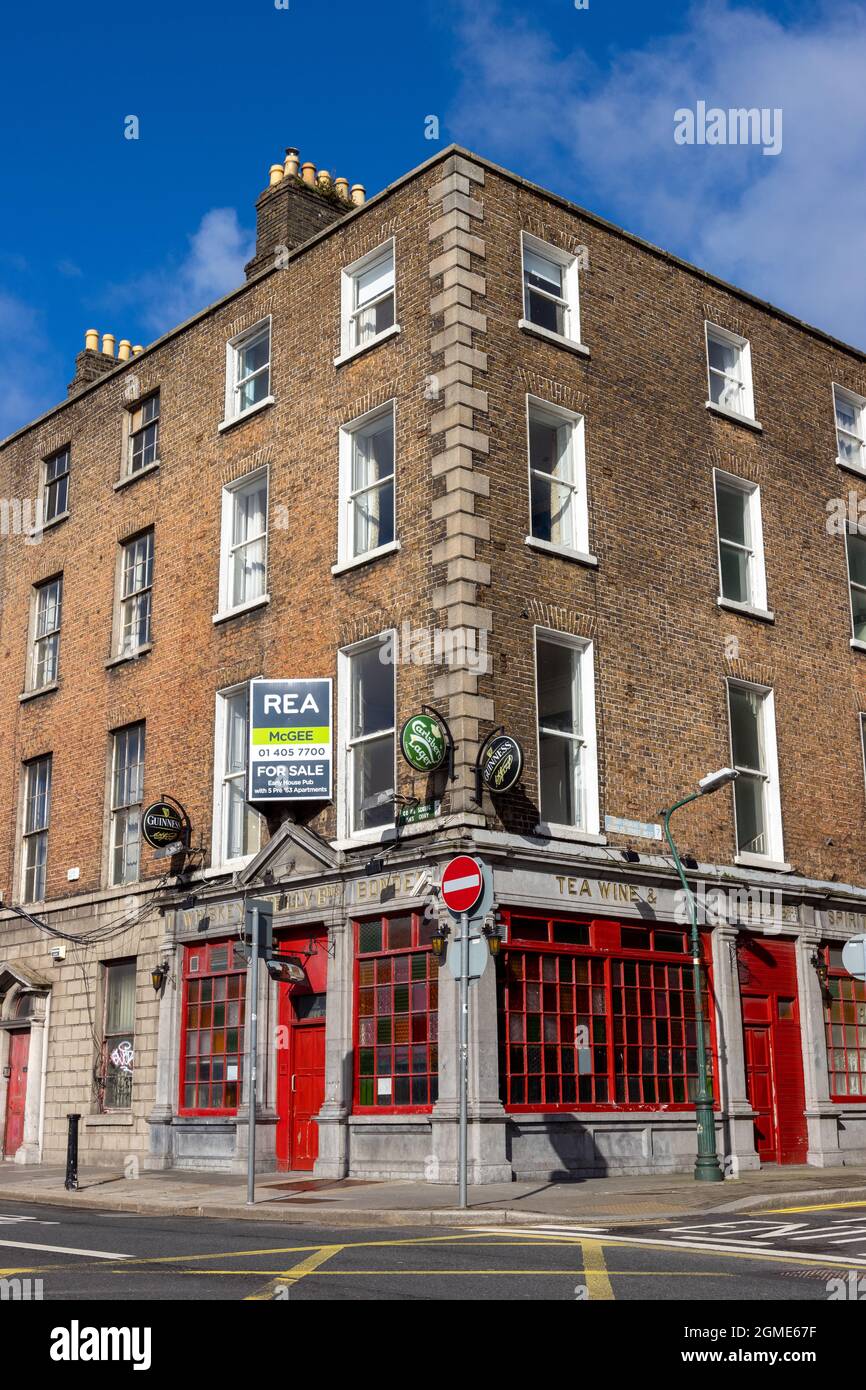 DUBLINO, IRLANDA - Mar 21, 2021: The Chancery Inn Bar on Inns Quay, storico pub irlandese Foto Stock
