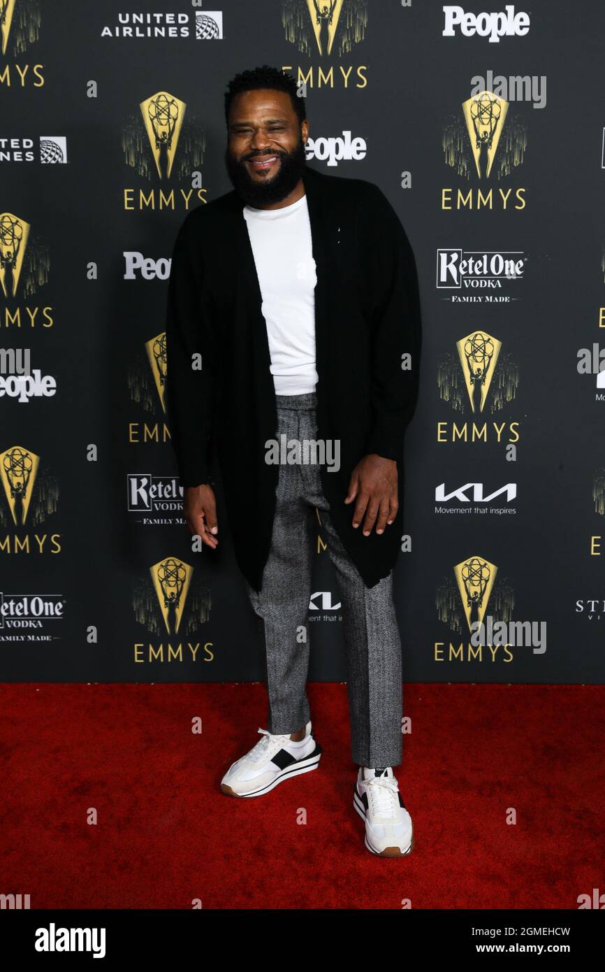 Anthony Anderson arriva alla Emmys Performers Nominee Celebration a Los Angeles, California, il 17 settembre 2021. (Foto di Conor Duffy/Sipa USA) Foto Stock