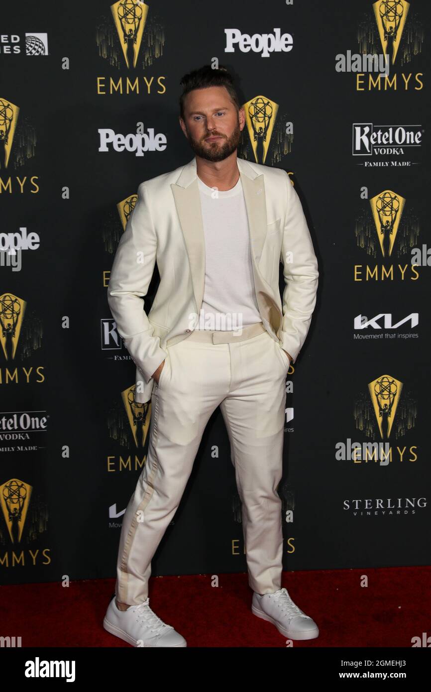 Bobby Berk arriva alla Celebrazione dei Nominee di Emmys Performers a Los Angeles, California, il 17 settembre 2021. (Foto di Conor Duffy/Sipa USA) Foto Stock