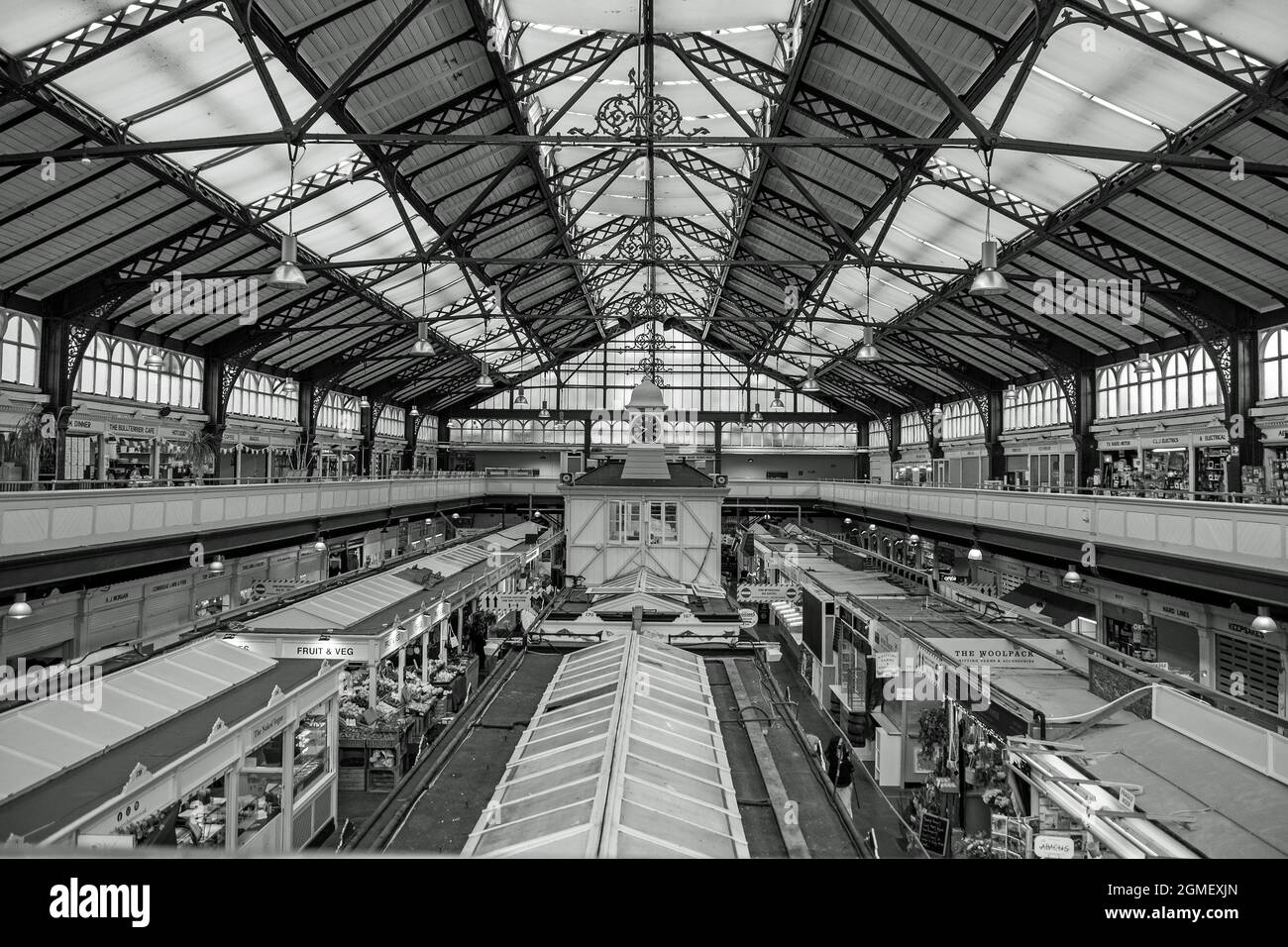 Mercato di Cardiff Foto Stock