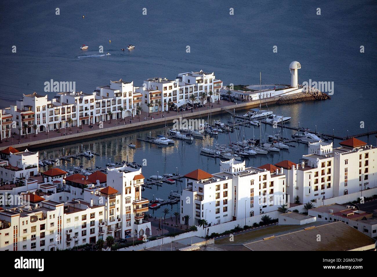 La città turistica di Agadir in Marocco Foto Stock