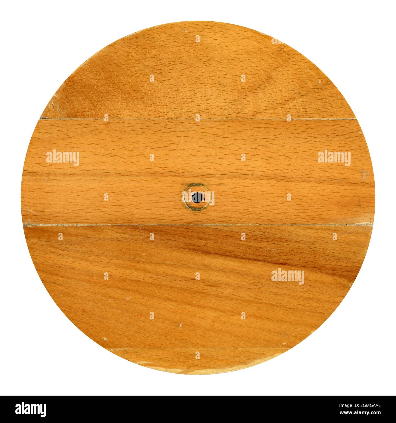 Grana di legno texture. Legno di carpino rotondo, può essere usato come sfondo, sfondo di modello Foto Stock