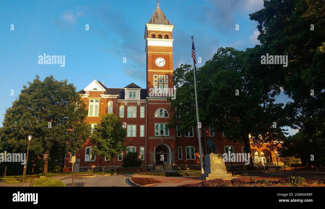 Tillman Hall nel campus della Clemson University Foto Stock