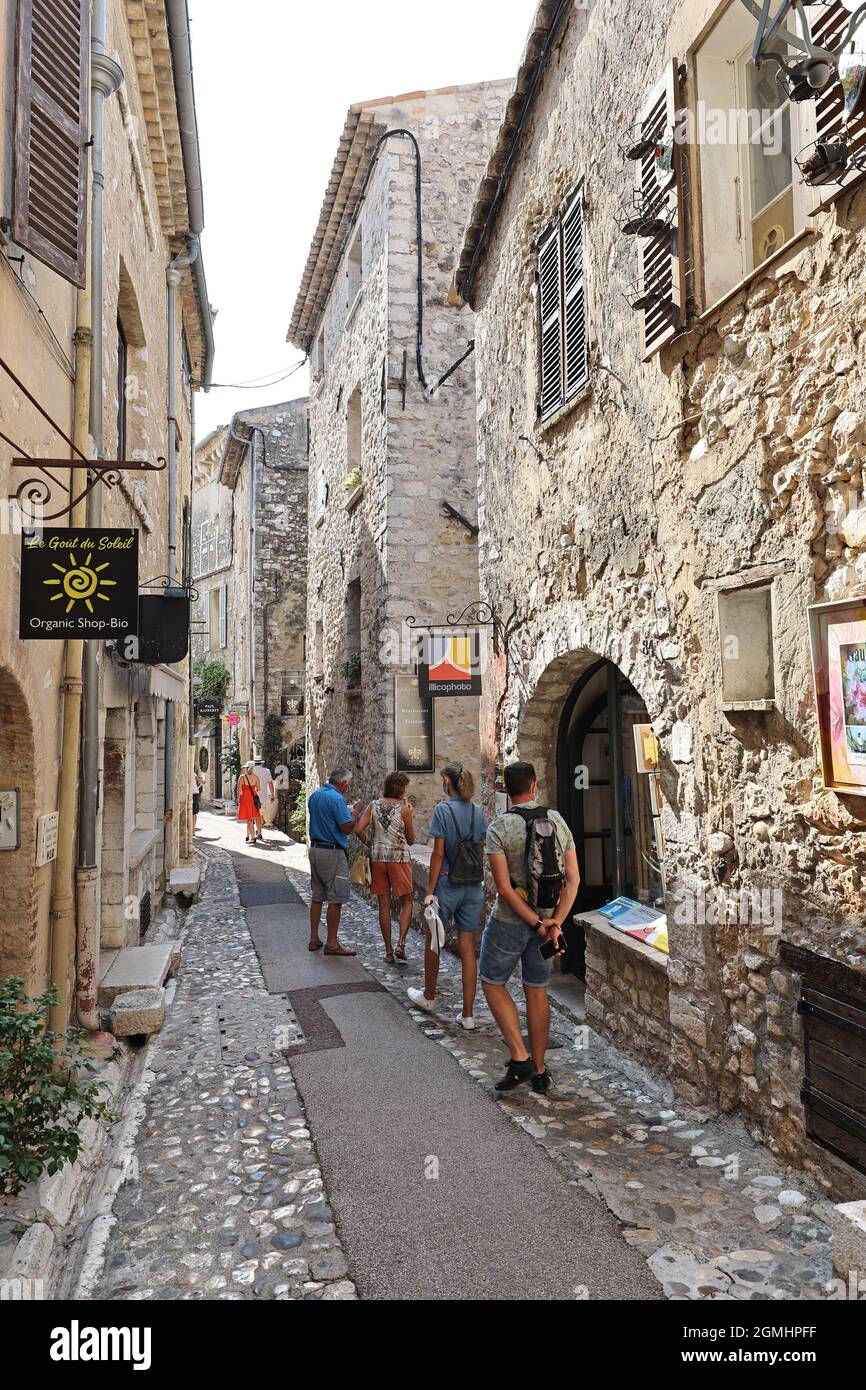 Saint-Paul-de-Vence, Alpi Marittime, Provenza-Alpi-Costa Azzurra, Francia Foto Stock