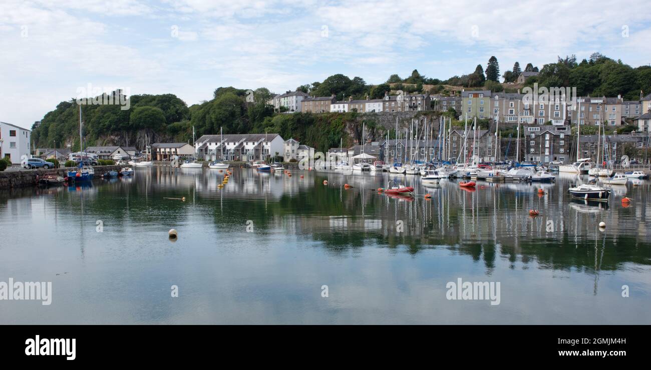 Porto di Porthmadog Foto Stock