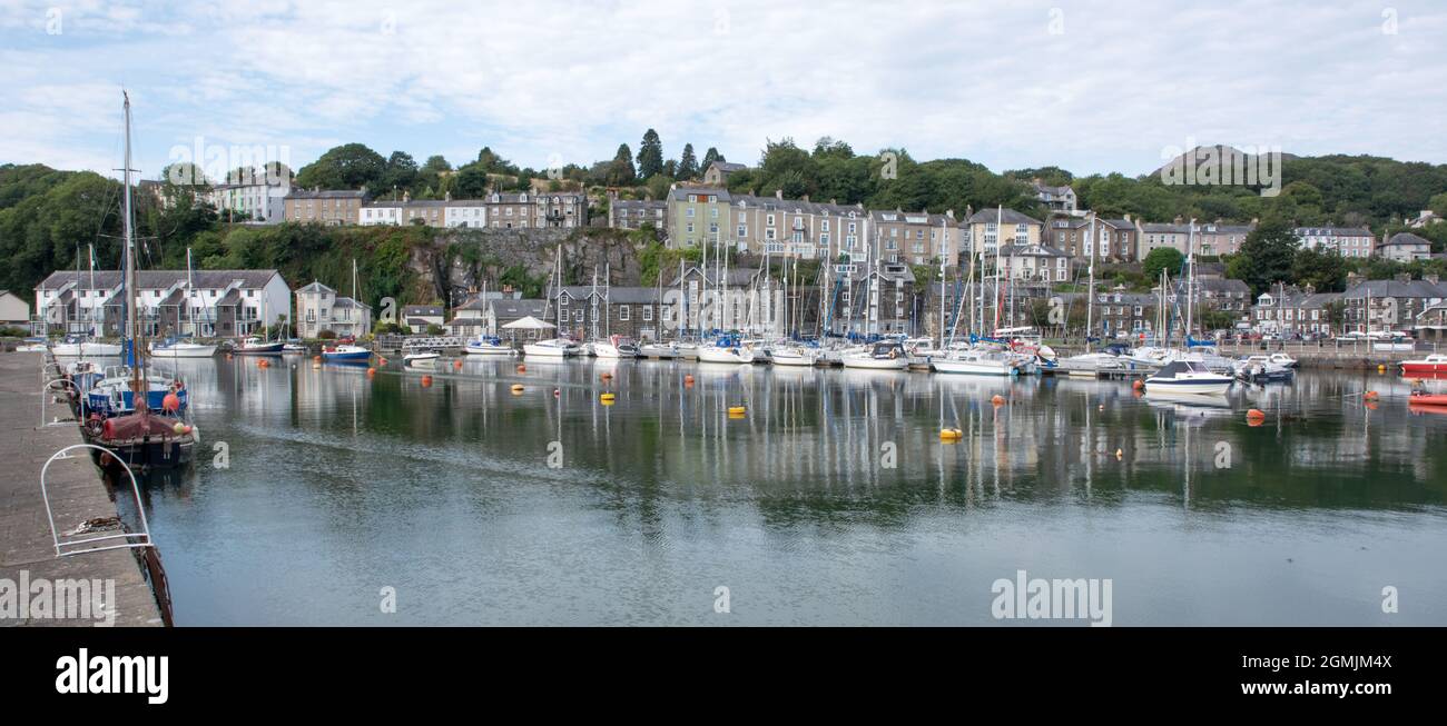 Porto di Porthmadog Foto Stock