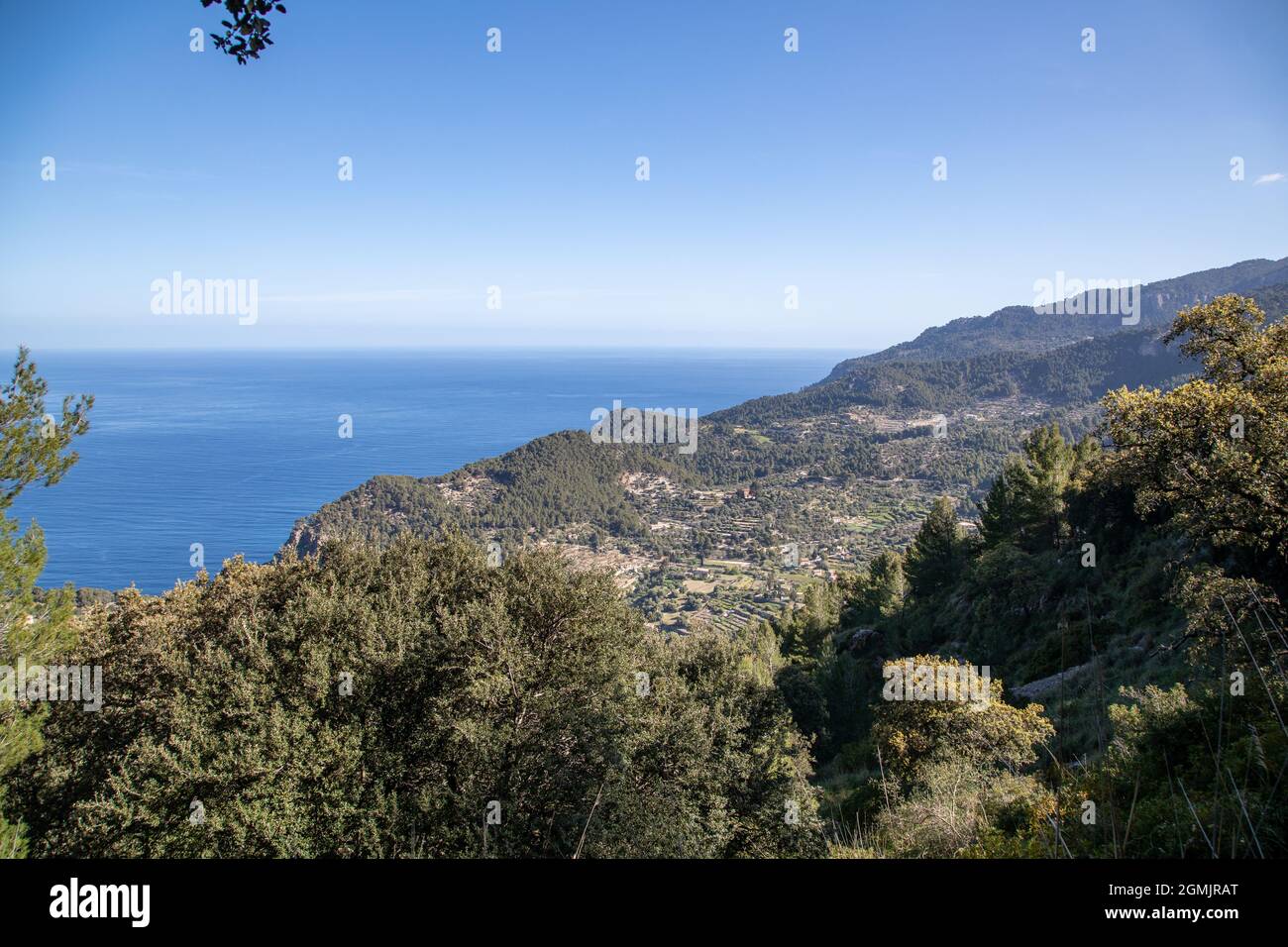 Escursioni intorno al puig de galatzo, Maiorca Foto Stock