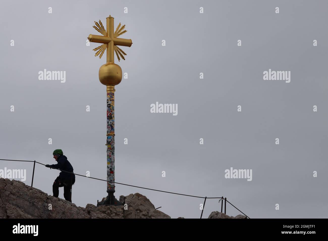 Splendida vista sulle alpi e attraverso l'Eifel Foto Stock