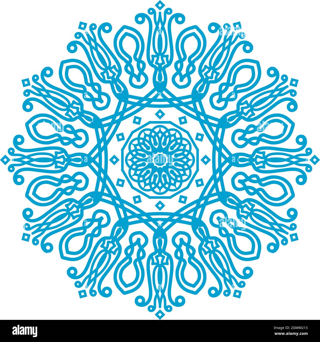 Mandala Illustrazione Vettoriale