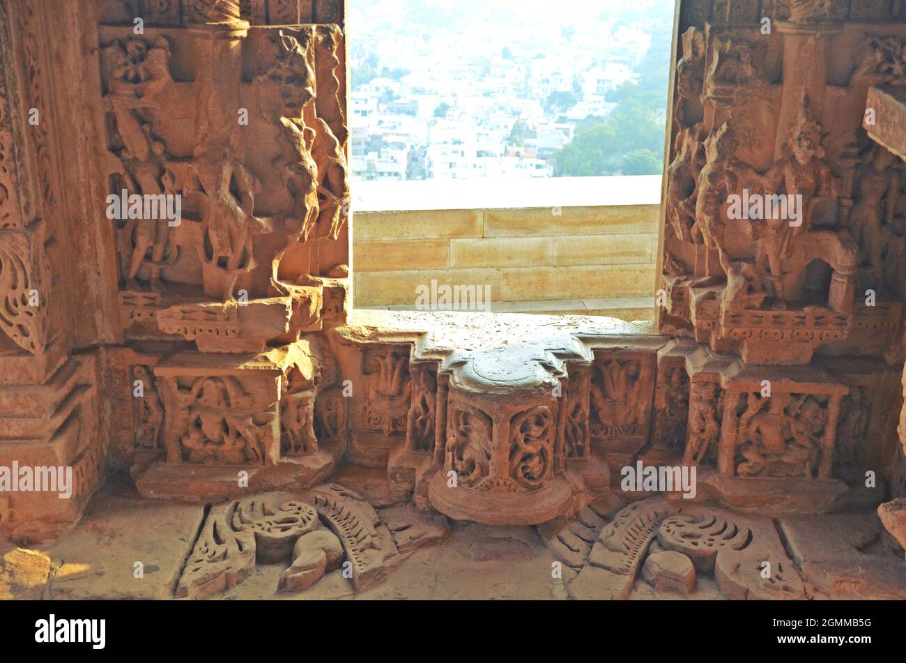 SAS Bahu Tempio, Gwalior madhya pradesh, india Foto Stock