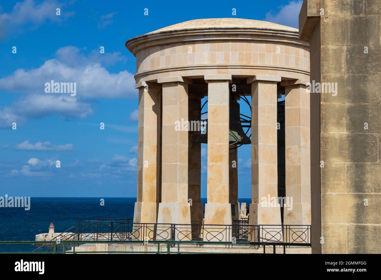 La Valletta seconda guerra mondiale Siege Memorial Foto Stock