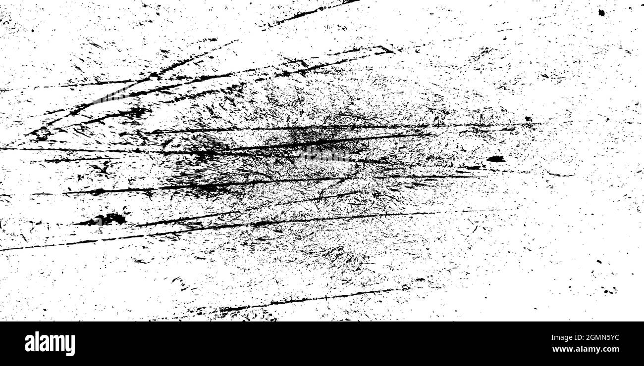 Sfondo nero grunge astratto grunge. Polvere sovrapposizione tessuto di distress. Elemento di design sporco. Illustrazione vettoriale. Ideale per creare un effetto grungy Illustrazione Vettoriale