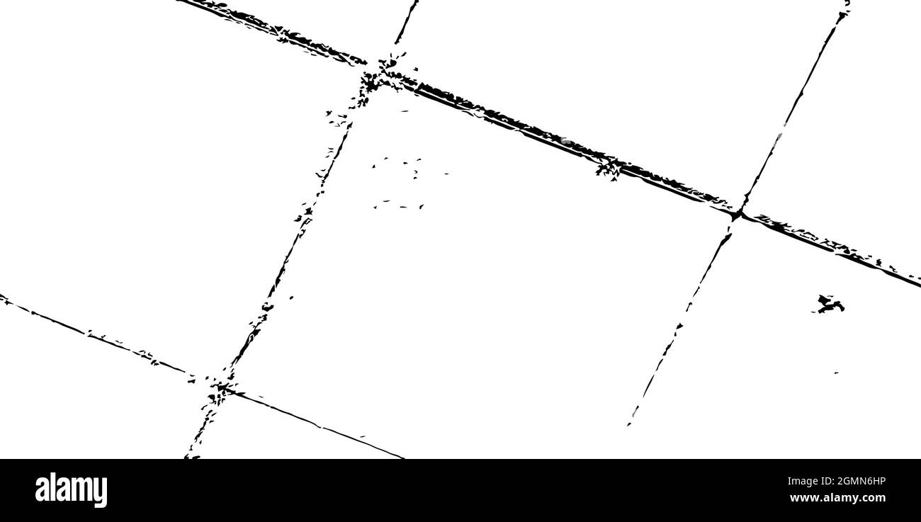 Strisce grunge diagonali nere. Polvere sovrapposizione tessuto di distress. Elemento di design sporco e frantumato. Illustrazione vettoriale. Ideale per creare un effetto grungy Illustrazione Vettoriale