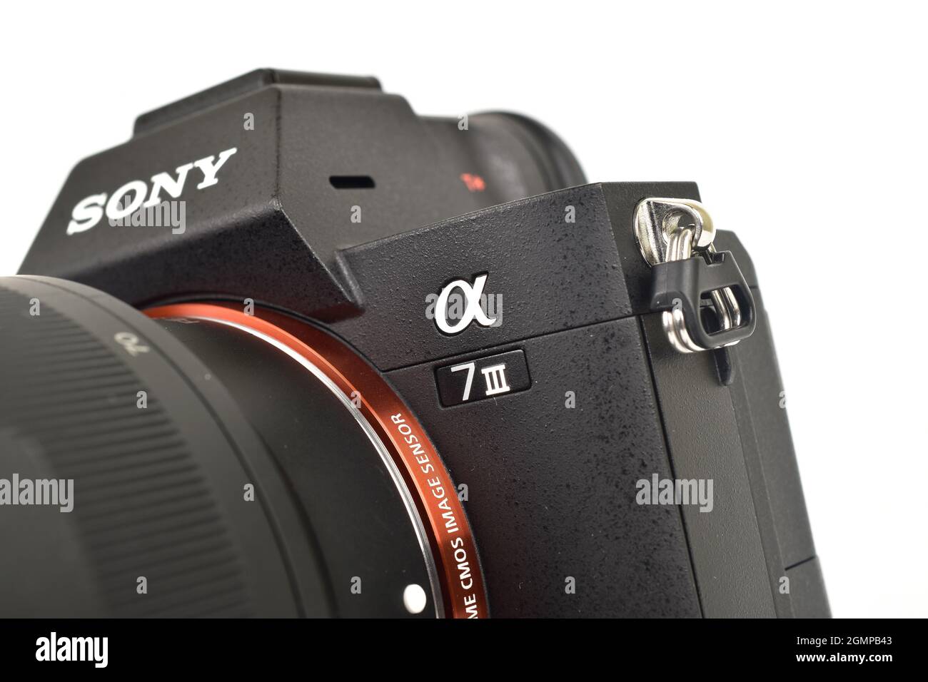 New Delhi, India - 5 ottobre 2020: Primo piano della fotocamera Sony A7iii Foto Stock