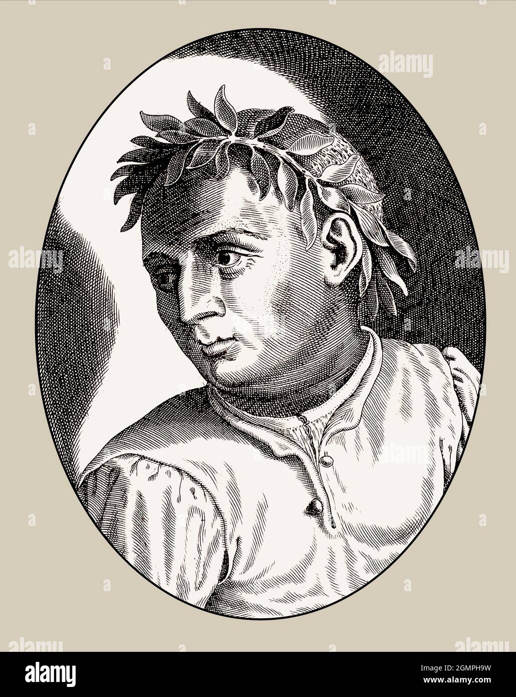 Giovanni Boccaccio, 1313 – 1375, poeta italiano Foto Stock