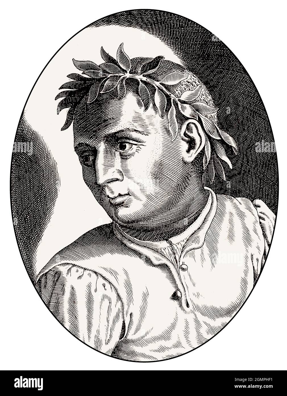 Giovanni Boccaccio, 1313 – 1375, poeta italiano Foto Stock