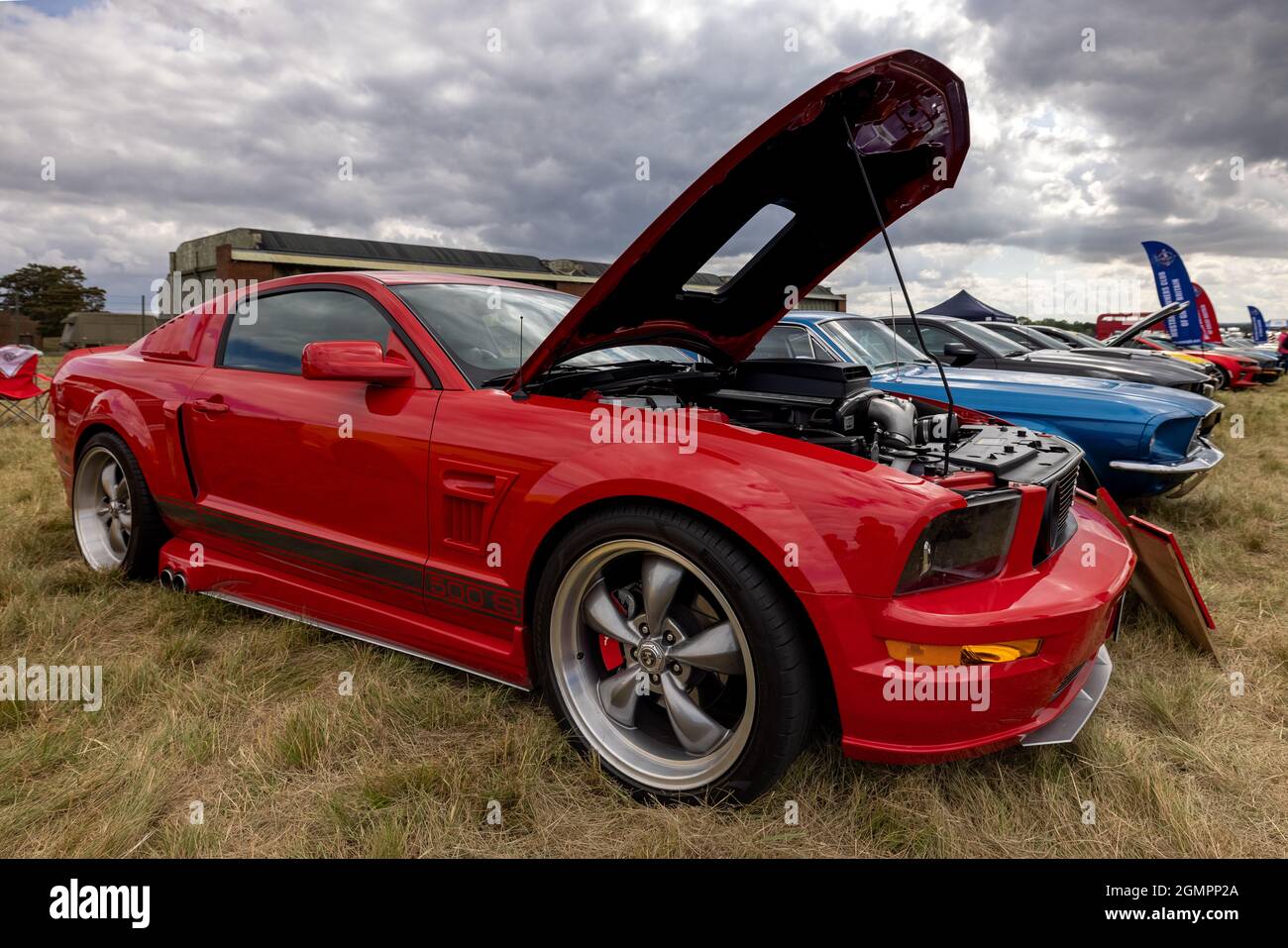Ford Mustang GT 500S Sherrod in mostra all'Abingdon Air & Country Show l'11 settembre 2021 Foto Stock