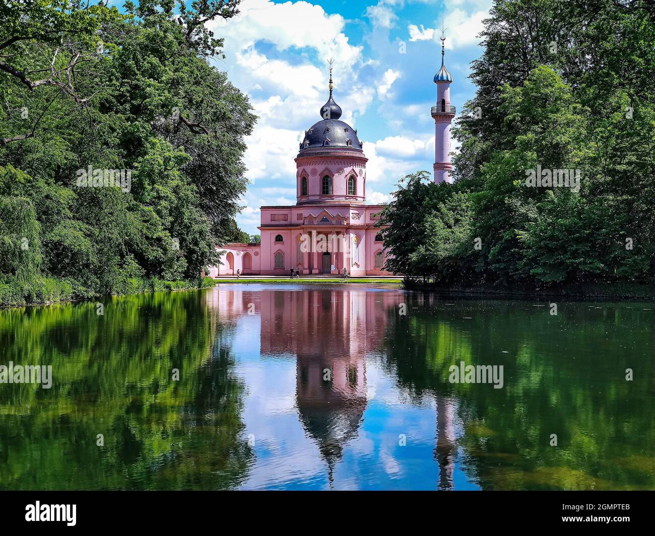 Moschea nel giardino del palazzo Foto Stock