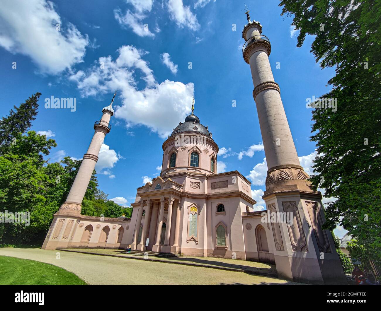 Moschea nel giardino del palazzo Foto Stock