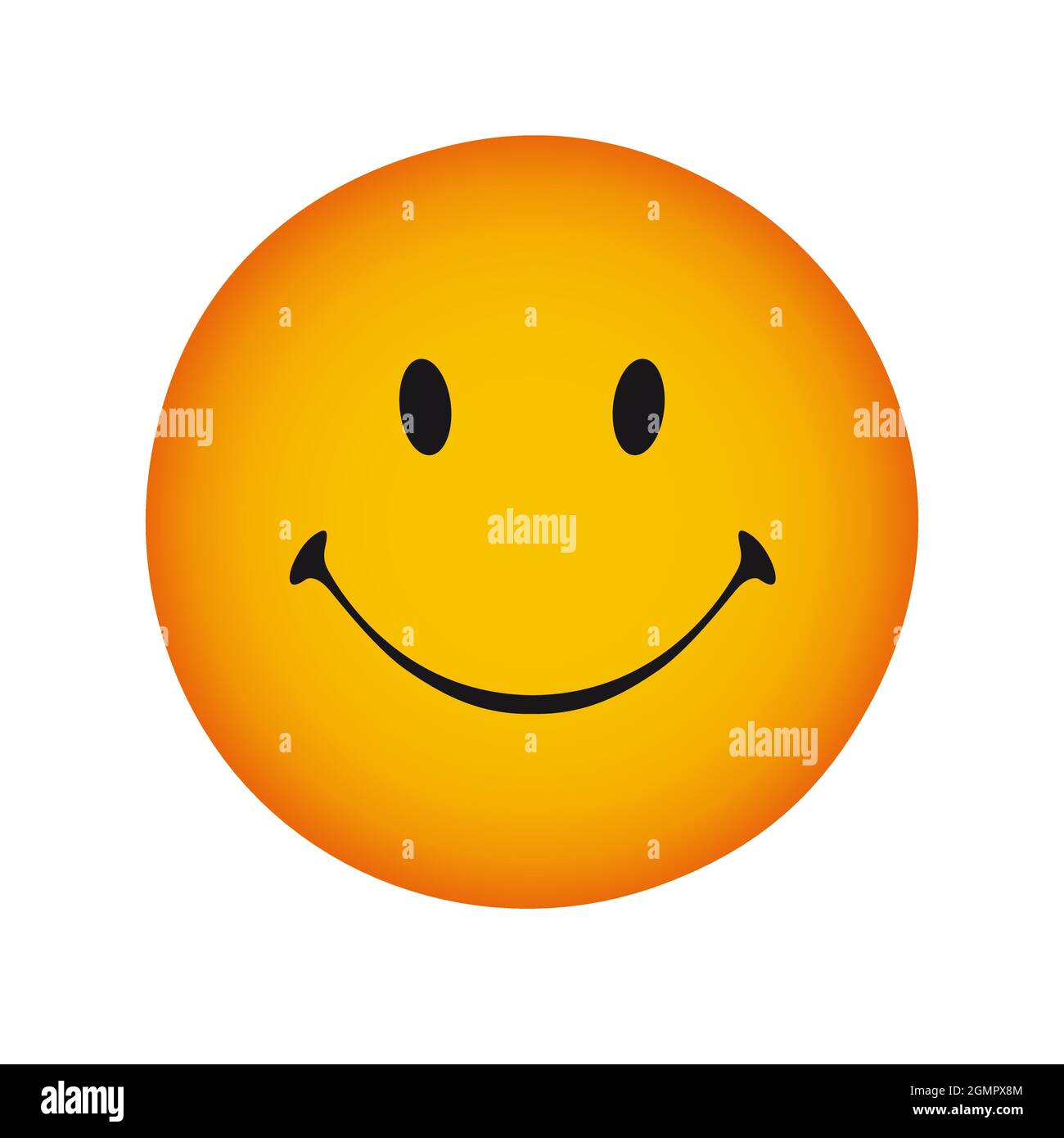 Icona sorriso creativo, segno web vacanza. Logo vettore emoticon sorridente. Happy World Smile Day, Happy Emoji Day, Fool's Day. Estratto isolato gr Illustrazione Vettoriale